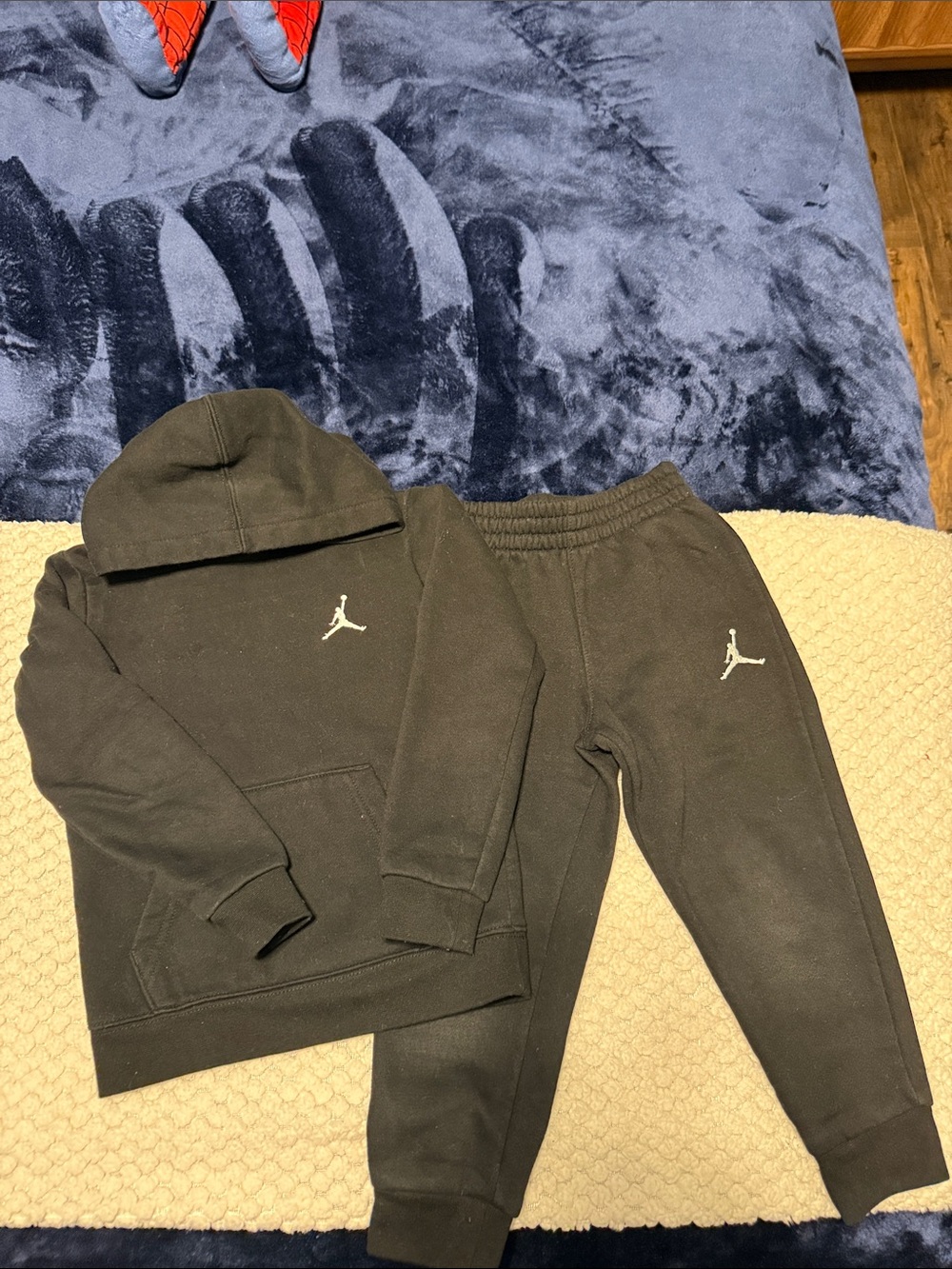 Jordan Kids Black Hoodie & Jogger Pants Set